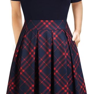 Elegant Knee Length Dresses Vintage Summer Office Casual image 1