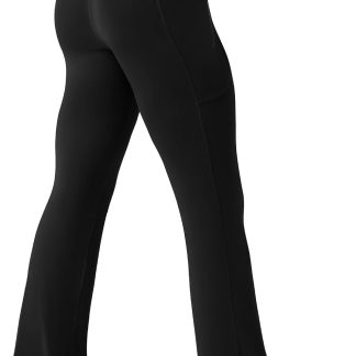 COPYLEAF Yoga Pants with Pockets Seamless High Waist Flare image 1
