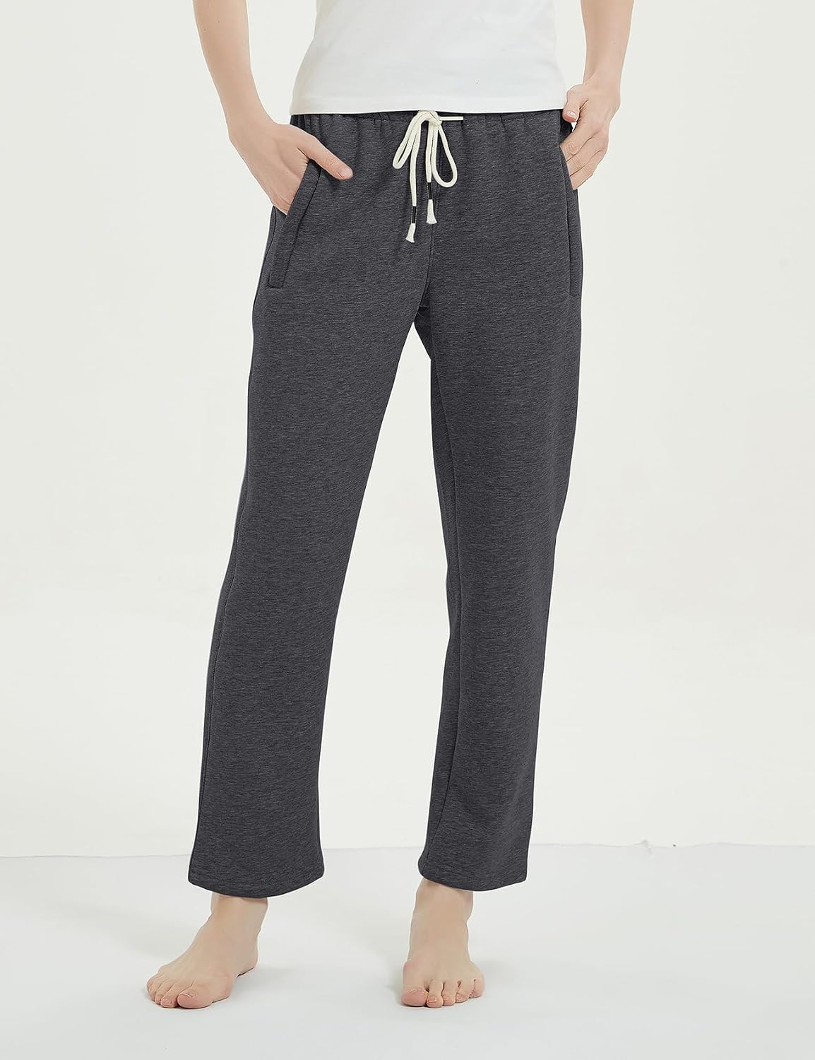 Gihuo Sherpa Lined Sweatpants Winter Jogger Sweat Pants image 2