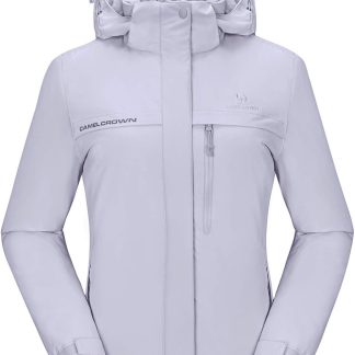 Women’s Mountain Snow Waterproof Ski Jacket Detachable Hood image 1