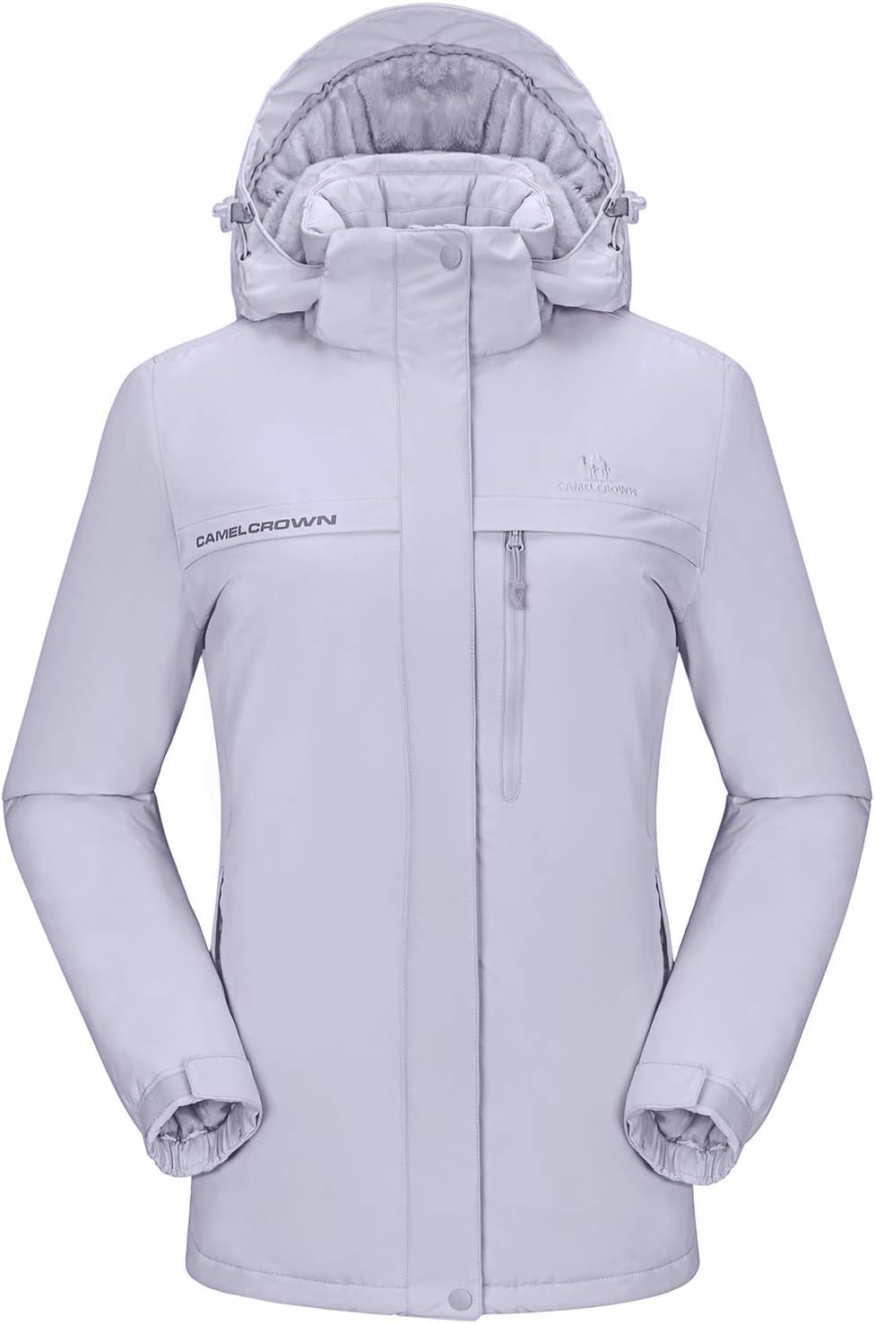 Women’s Mountain Snow Waterproof Ski Jacket Detachable Hood image 1